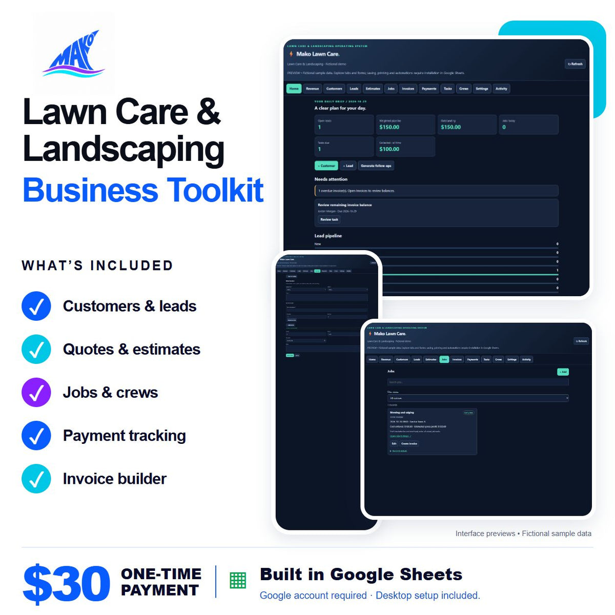 Mako Lawn Care Business Toolkit