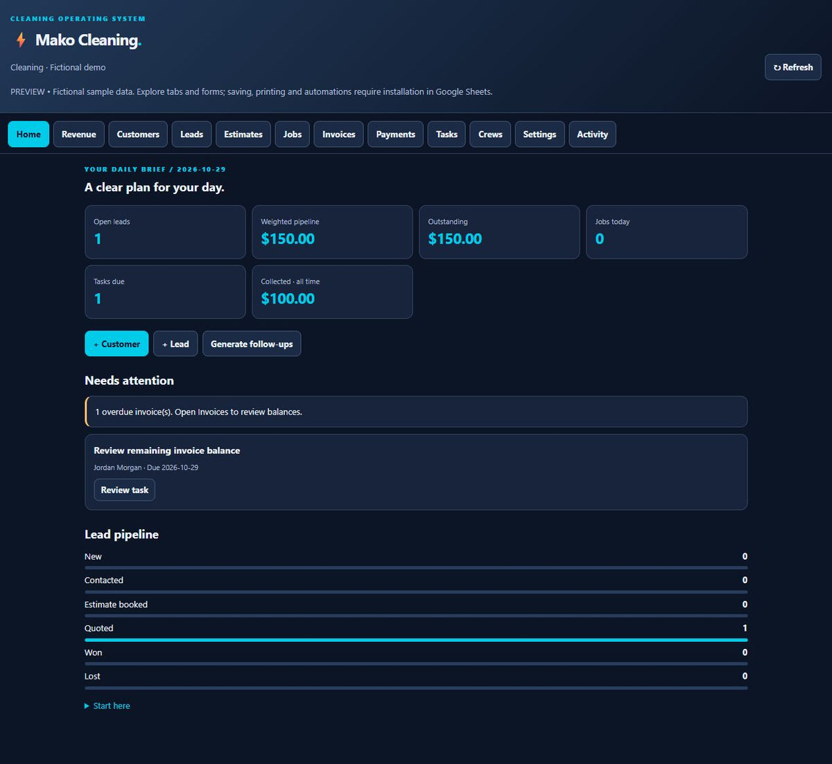 Mako Cleaning Business Toolkit