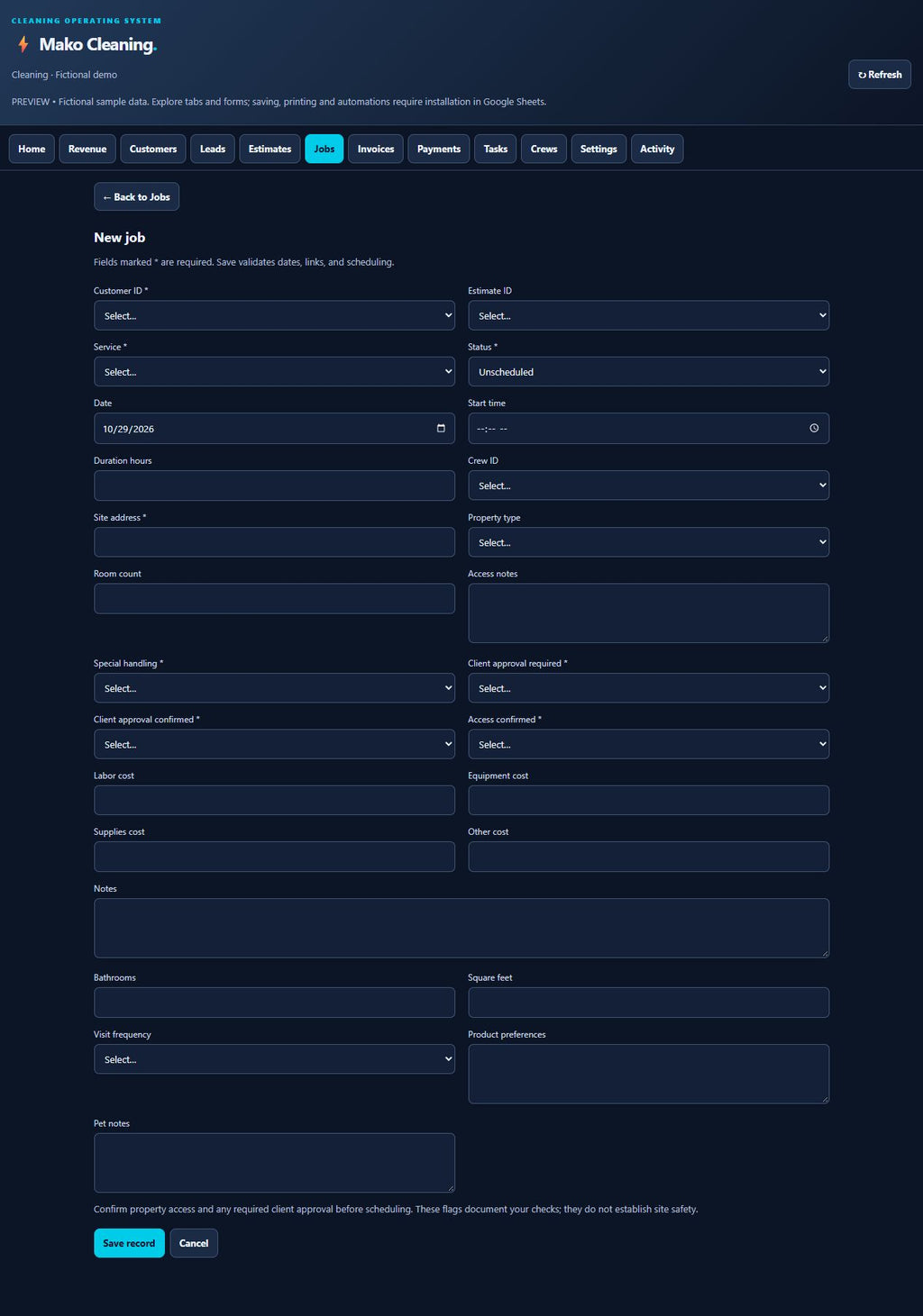 Mako Cleaning Business Toolkit